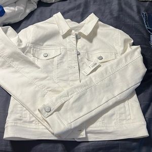 Old Navy White Jean Jacket